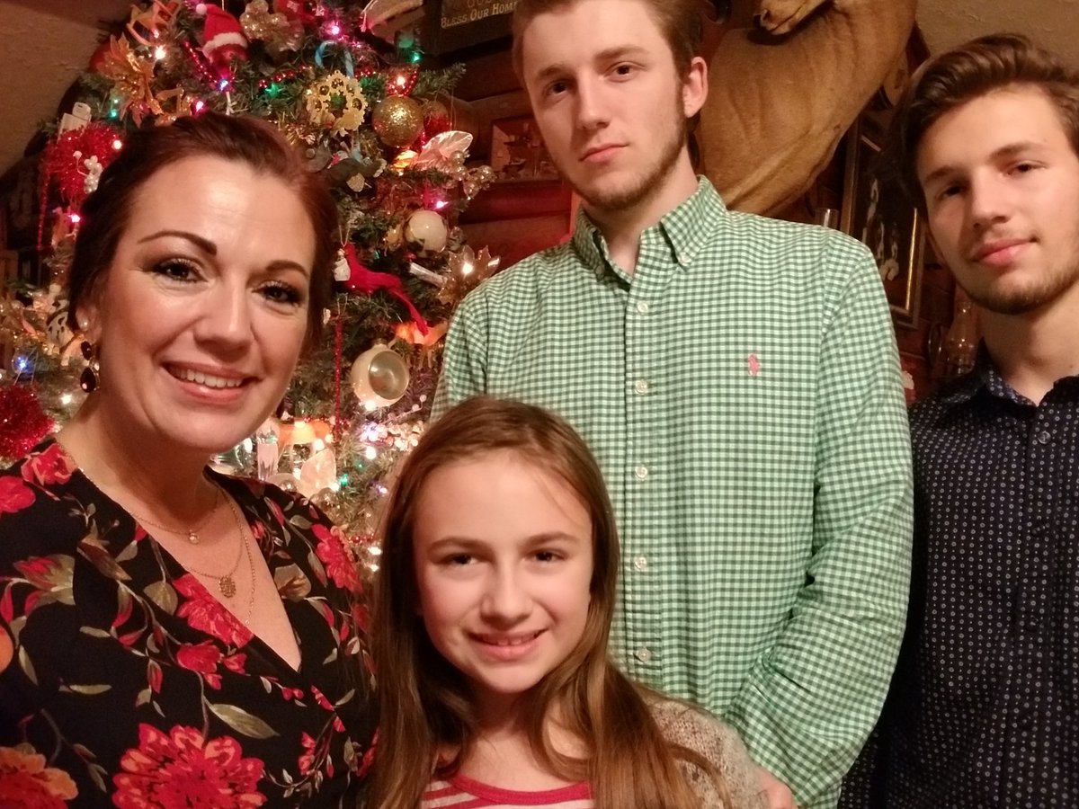MMSmithey's tweet photo. Merry Christmas with Jacob, Josiah and Jenny. https://t.co/d5TRpUu8JS