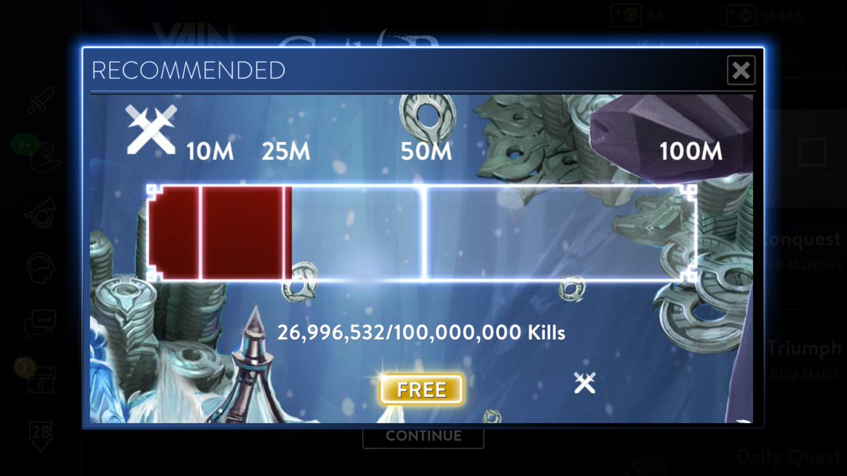 We’ve hit 25 MILLION kills on our Winter Slay Ride! Enjoy ALL HEROES on the Free Hero Rotation. #Vainglory