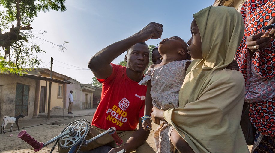 Rotary International (@rotary) on Twitter photo We’re so close to eradicating polio. Here’s why we need to continue fundraising to finish the job. bit.ly/2DgVi92 We’re so close to eradicating polio. Here’s why we need to continue fundraising to finish the job. bit.ly/2DgVi92