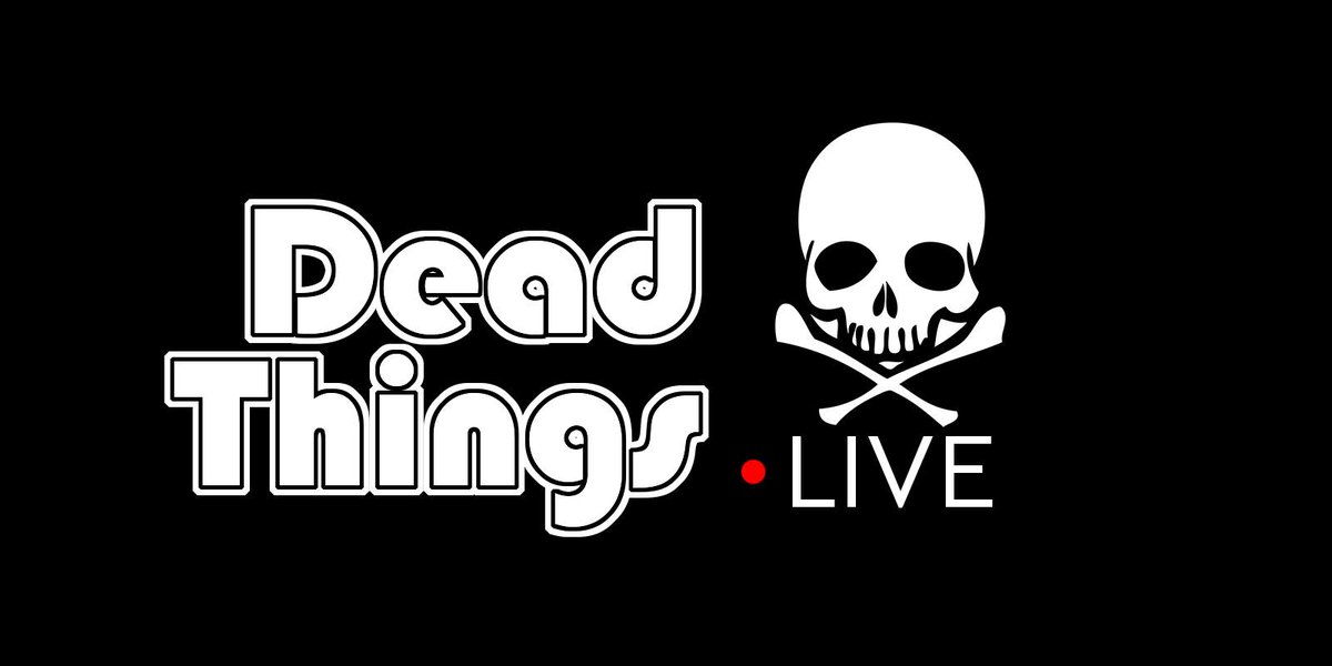 DeadThingsPod's tweet image. Recorded video of the live podcast (with Gen's audio working) will be uploaded soon!
