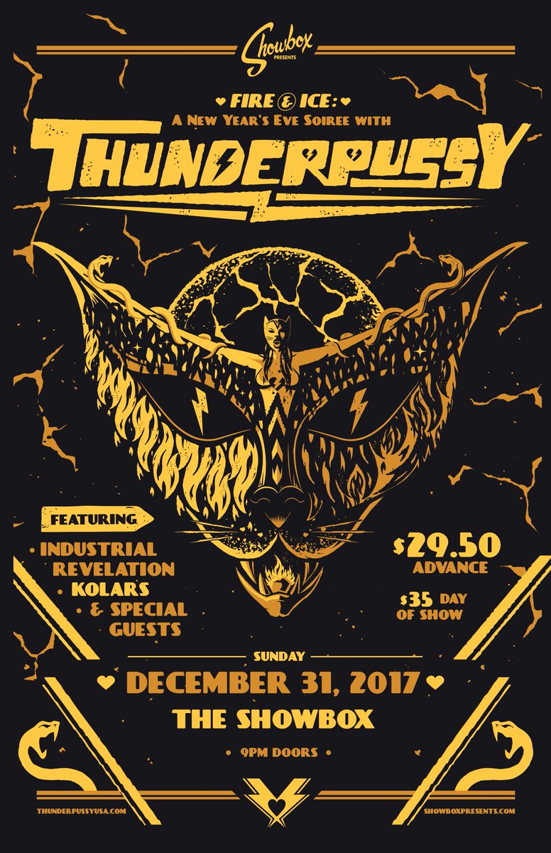 MikeMcCreadyPJ's tweet photo. Hope everyone is having an amazing Holiday Season! Wondering who is going to be at the big @thunderpussy New Year's Eve Soiree this weekend at the @ShowboxPresents? Perhaps I'll see you there! https://t.co/iHO6IW8I46 https://t.co/FFyRdgLJRL