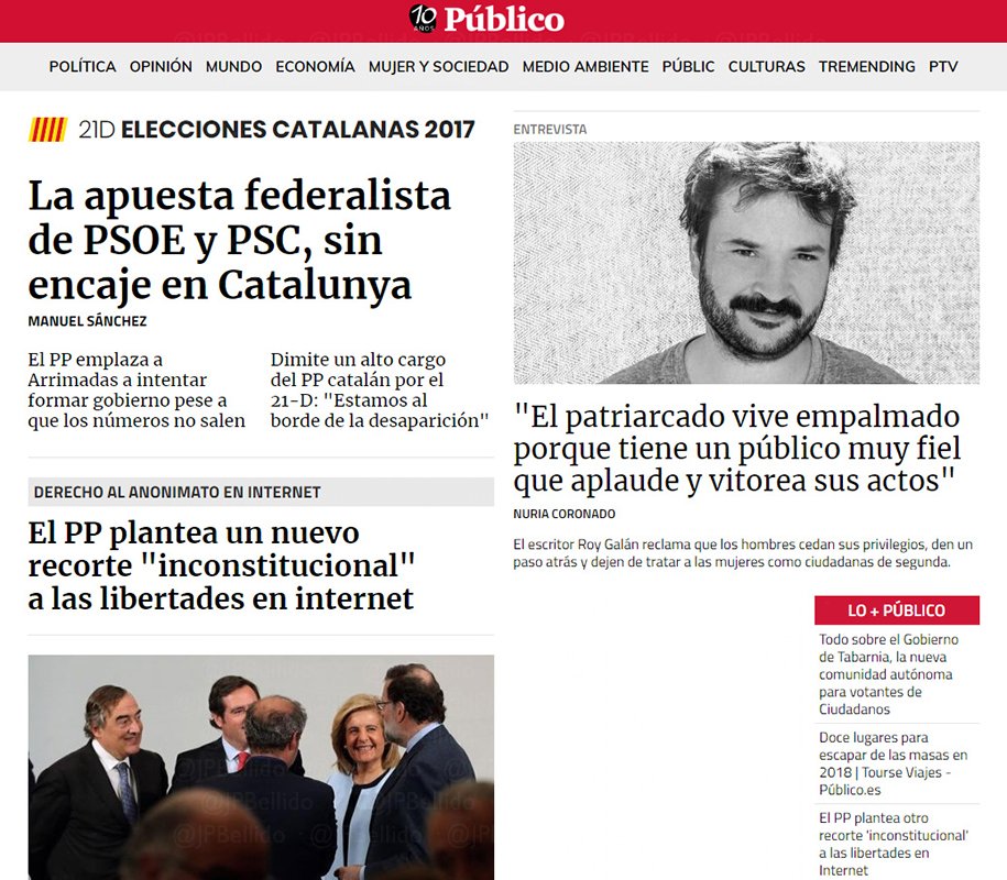 JPBellido's tweet photo. #Portada #Portadas #EnPortada Mañana en la prensa digital https://t.co/BEs3EwKZ85