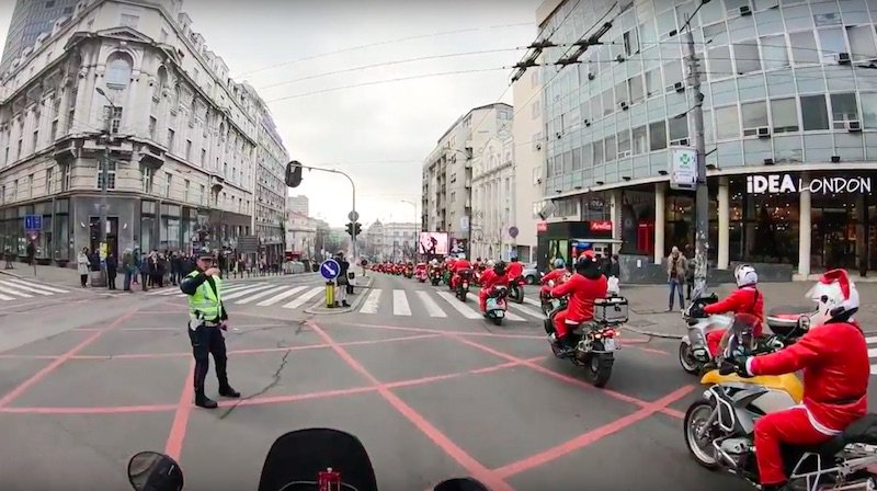 rewadventure's tweet photo. Bikers wearing Santa Claus suits brought presents to disabled children in #Belgrade, #Serbia , Saturday, Dec. 23

👉https://t.co/iApoW1BnmB https://t.co/e8GNjXQOlL