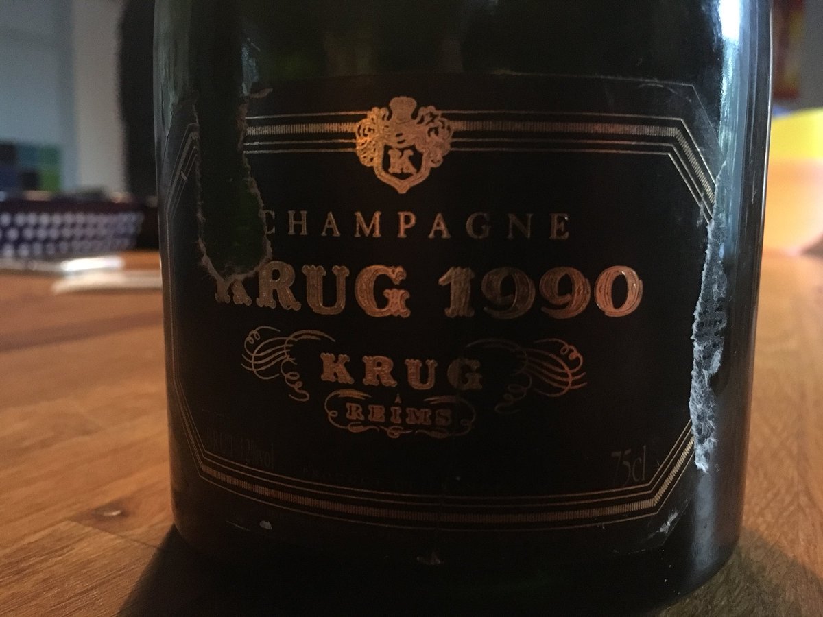 JennyArnot's tweet photo. A very special bottle of @Krug for a very special toast to a very special and very much missed Aunty Aileen❤️ https://t.co/2cnRVmtvnZ