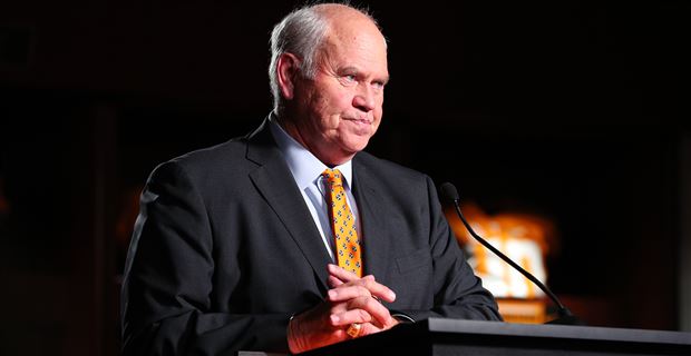 wesruckerTBA's tweet photo. #Vols AD Phillip Fulmer named honorary 12th Titan for regular-season finale against Jacksonville on Sunday: https://t.co/7DwixsKk1L https://t.co/sAaGTcNxg4