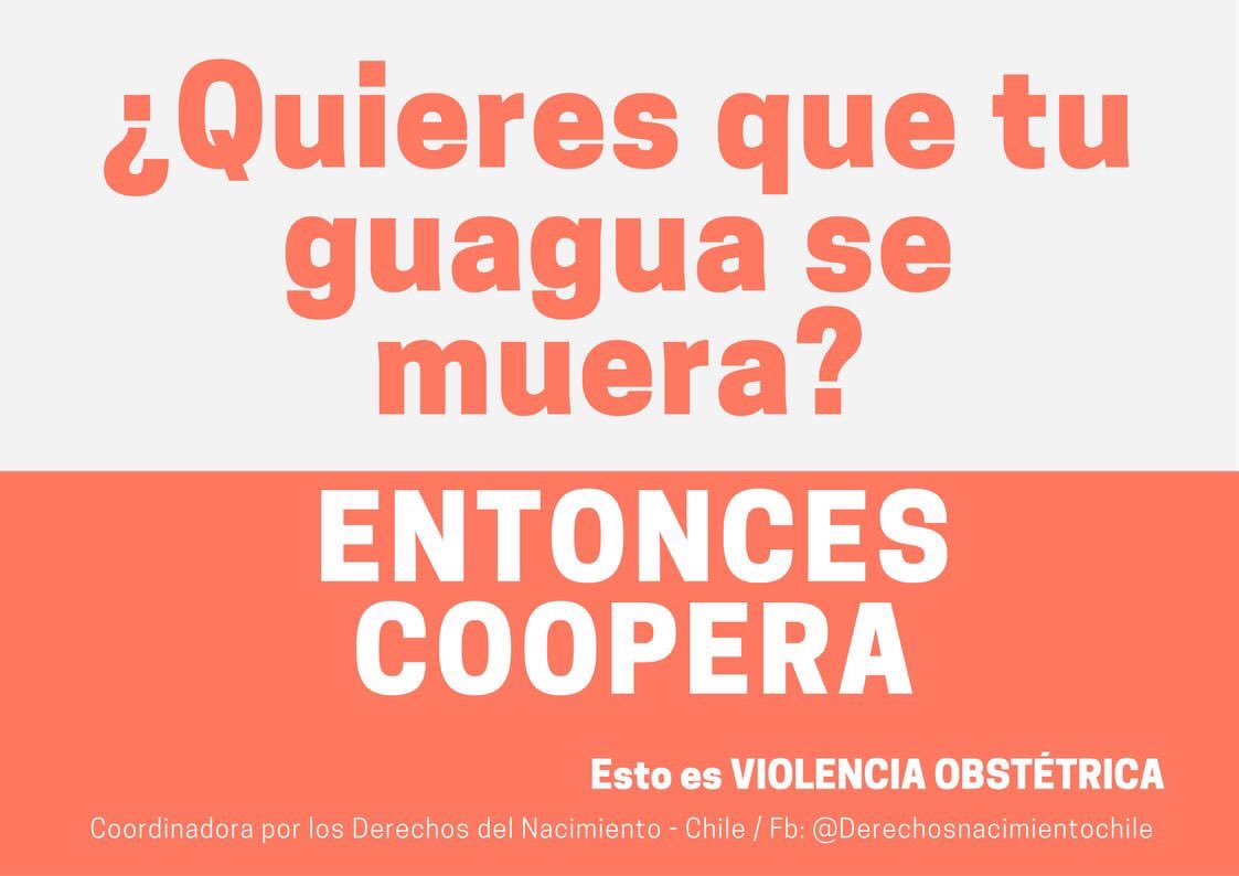 AlejandraJaures's tweet photo. Los trabajadores de la salud son los primeros que pueden detener esta #ViolenciaObstétrica No más!  Chile 🇨🇱 necesita #LeydePartoRespetado #LeyTrinidad https://t.co/0ijxdPXx3g