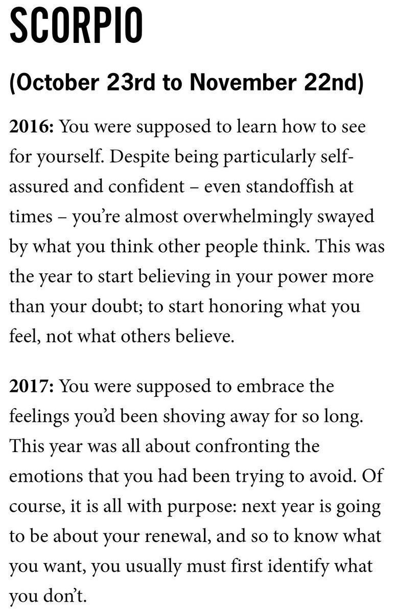 simonefiasco's tweet photo. Scorpio || 2016, 2017, &amp; 2018 https://t.co/noQkn0HHfr