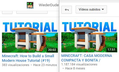 ArticKraft's tweet photo. Tiene tela que un canal con más de medio millón de subs tenga que copiarme la casa, pero aún mas fuerte me parece que directamente me robe la miniatura https://t.co/ttEnhypicU