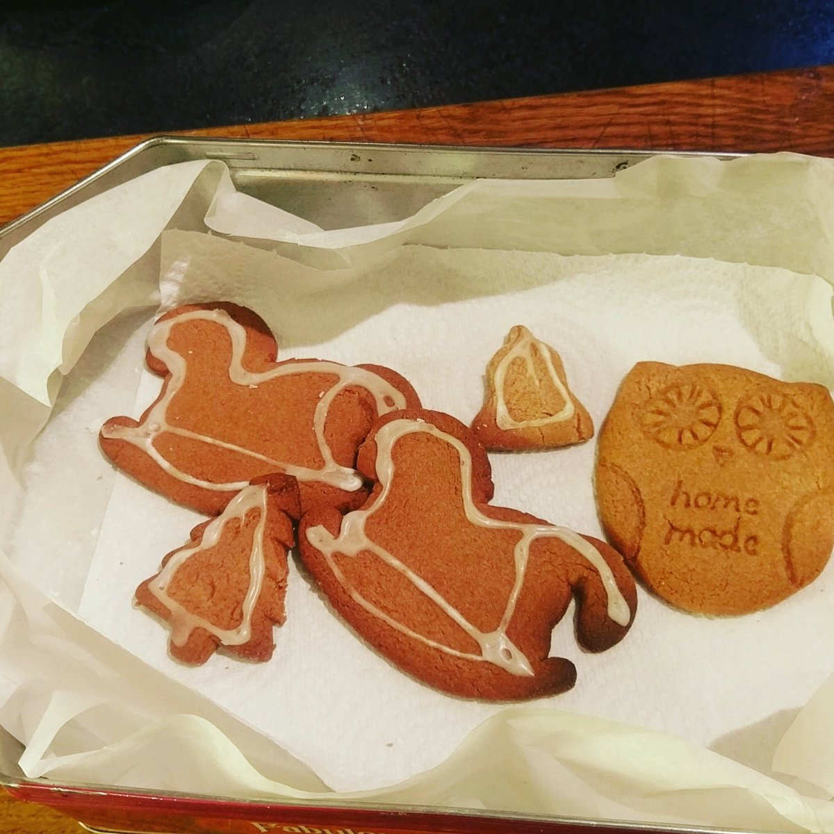StuffBaking's tweet image. #gingerbread biscuits.