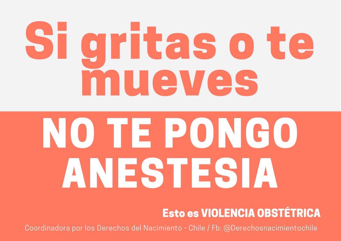 AlejandraJaures's tweet photo. Hoy estas frases se repiten en la mayoría de los partos en Chile 🇨🇱 No más #ViolenciaObstétrica Chile 🇨🇱 necesita #LeydePartoRespetado #LeyTrinidad https://t.co/2gZfgwG5T2