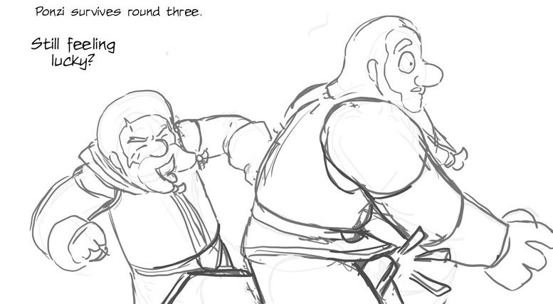 ramlama's tweet image. S4E13. On today's #DragonPulp, Ponzi survives round three of the melee. But it's a doozy. Will he stick in for round four?

Full archives: dragonpulp.com

To vote: fiction.live/stories/Dragon…