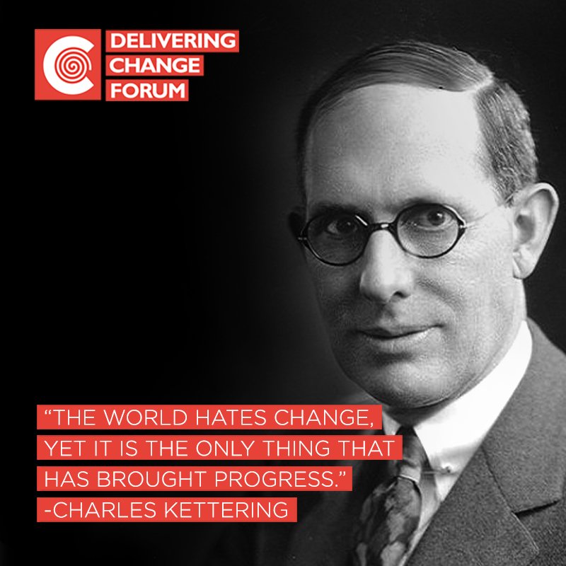 DCForum_India's tweet photo. “The world hates change, yet it is the only thing that has brought progress.” - Charles Kettering
#DeliveringChangeFoundation #DeliveringChange #GlobalChange #BringChange https://t.co/NKosvGALXJ
