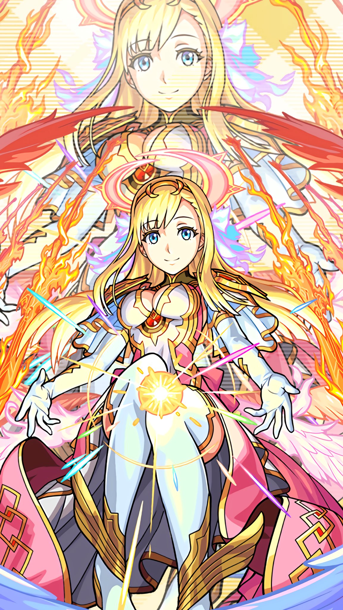 中野えるすけ モンスト マナ フリー壁紙 ヘッダー モンストの新限定キャラ マナの進化と神化の壁紙とヘッダーです 御自由に使って頂いて構わないです 元旦のガチャ祈願などにいかがですか 保存 利用は