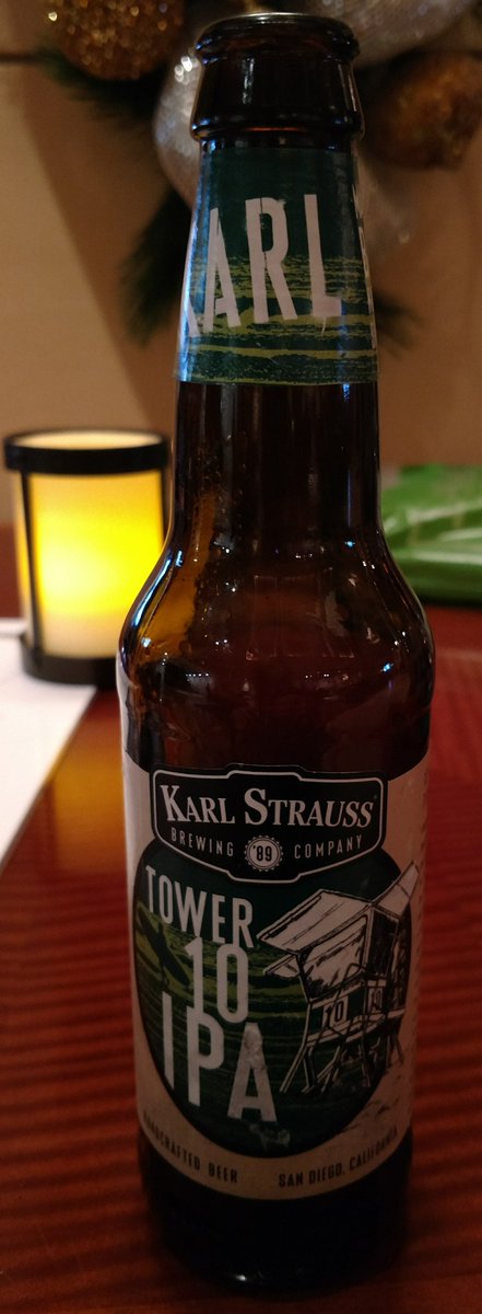 RyanSchuiling's tweet photo. NOTE: I had this. Thanks to Greg, the bartender from Virginia! CC: @JKnick30; ABV: 7.0% #KarlStrauss #Tower10IPA #SanDiego https://t.co/4rUmQJVFtp