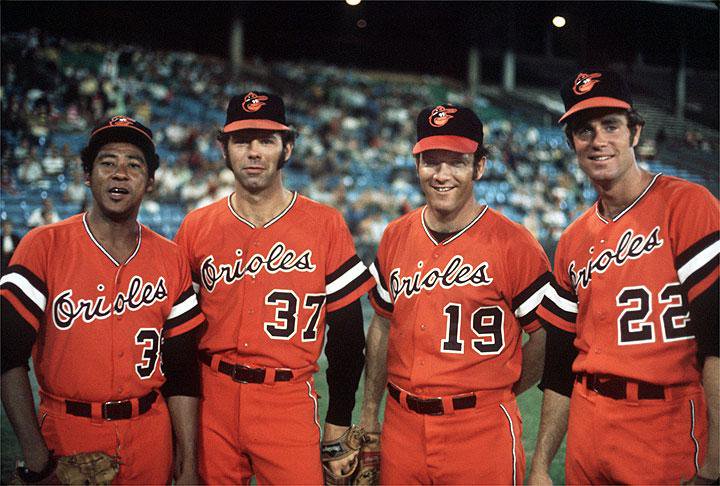 Super 70s Sports on X: The 1971 Orioles present two things you'll never  see in baseball again: 1) a team with four 20-game winners; 2) the stones  to wear solid orange uniforms.
