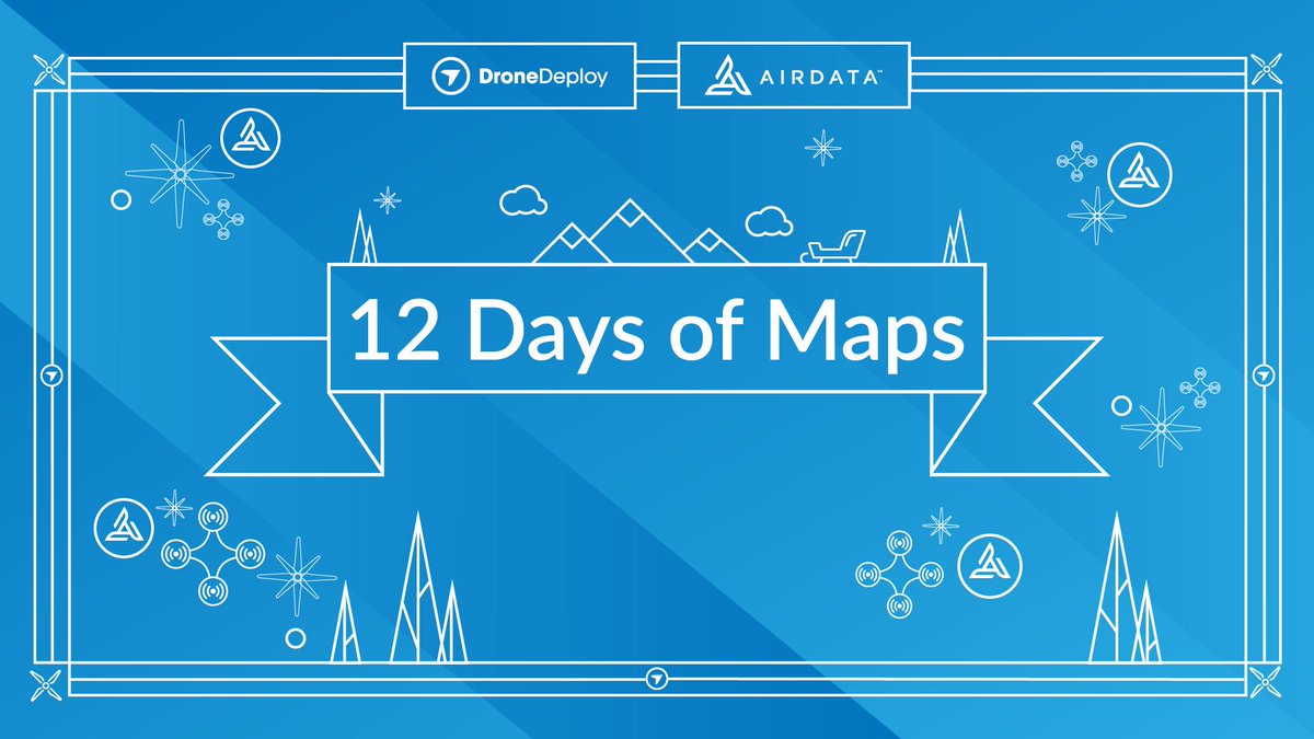 DroneDeploy's tweet photo. Thank you to all who participated in our #12DaysofMaps campaign. We're still recovering from our holiday food comas so stay tuned for the grand prize winner announcement... https://t.co/DvZYkuDRSw