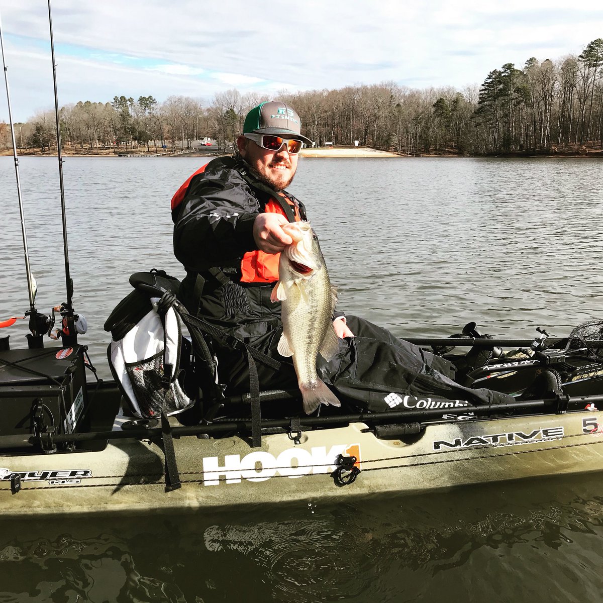 BrocephusFishin's tweet photo. Tough day fishing the big pond with Will Lambert, but I managed a couple in the cold. Better to be fishing than working. https://t.co/iQqQ2Na44w