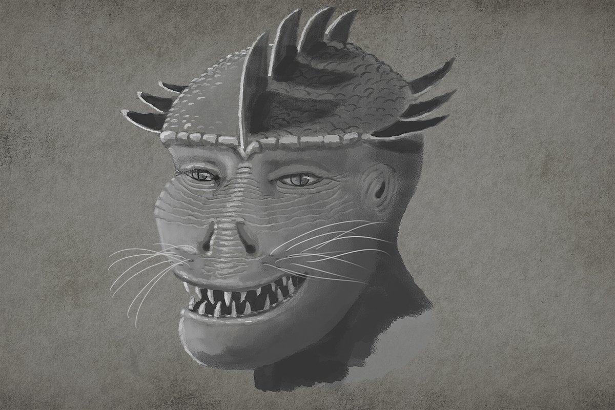 CarlHackman's tweet image. A  quick values study (monochrome) and also a creature design which made  it quite interesting. Still a lot to learn and this is quite loose. I  think I'll work more on it to tighten it up and make it pop (if I can).  
 #digitalart #valuesstudy #creaturedesign #huion