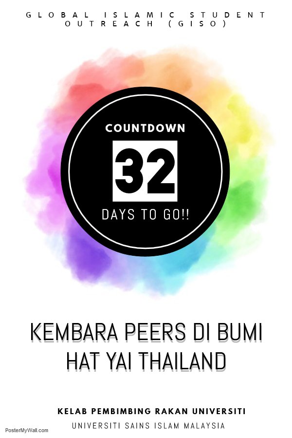 GisoHatYai's tweet image. #GisoHatyai
#KeepSpreadingPositiveVibes 
#KeepTrying 
#NeverGiveUp
#32daystogo