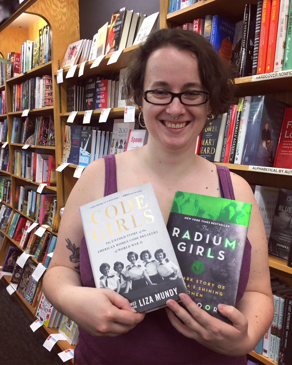 BookshopSC's tweet photo. #FavoriteBooksof2017 "These are full of bad-ass women who sacrificed so much for their causes & beliefs w/o asking for recognition. There are parts of history that have been erased, & the effort the authors put in to bring them to light should be recognized & applauded & read." https://t.co/Zy23999PWZ