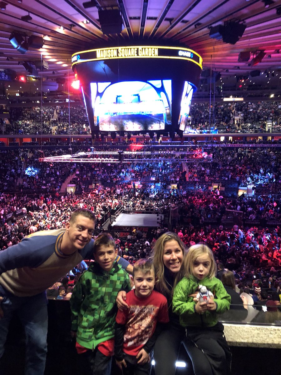 Thanks <a href="/SAPSports/">SAP Sports & Entertainment</a> (and Santa)! The kids love their #WWEMSG