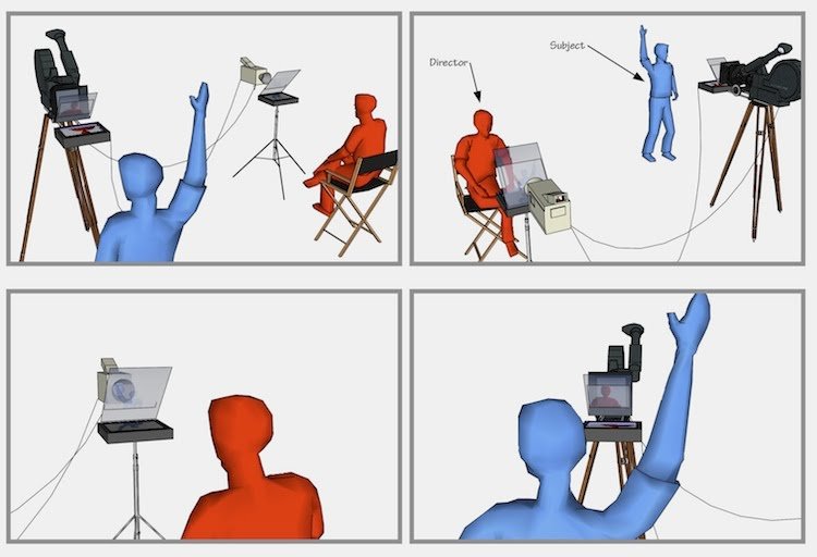 DailyFlickNY's tweet photo. Via #FastCoDesign: Documentarian Errol Morris’ Secret Weapon for Unsettling Interviews: The #Interrotron - Ingenious Design Behind Technique Of Showing People Making Eye Contact w/ Camera
https://t.co/gbMgzMLf5g https://t.co/e1lzCE6GPY