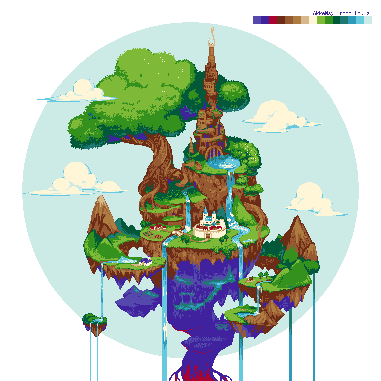 Twoucan ファボの数x10のピクセルのドット絵を描いた の注目ツイート イラスト マンガ