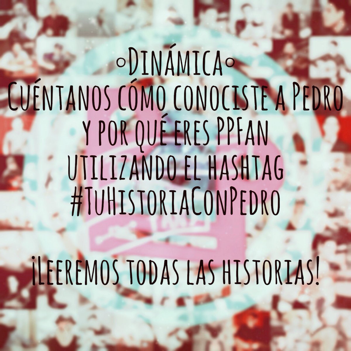 FansPedroP8's tweet photo. Cuéntanos cómo conociste a Pedro (triste tigre &amp; trovador), dinos por qué eres #PPFan y nosotros leeremos tu historia 💕

Mándanos un tweet con el Hashtag #TuHistoriaConPedro

-❤💙 https://t.co/YQeJGyairf