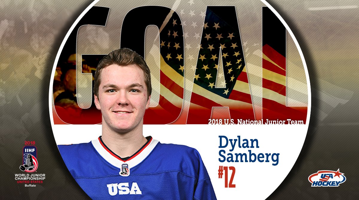 usahockey's tweet photo. .@dsamberg26 makes it 9-0 with 6:37 remaining. #USAWJC 🇺🇸 https://t.co/fBGWGM0FYY
