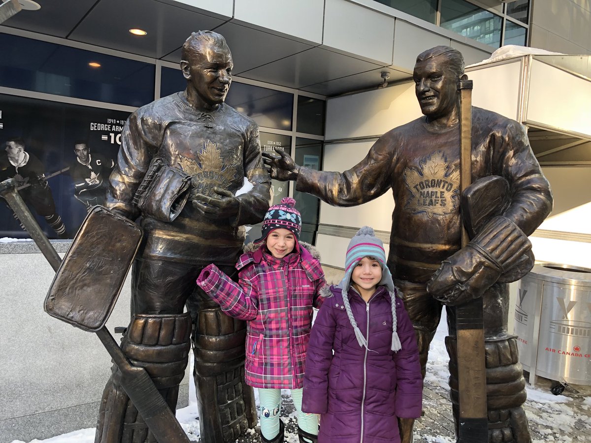 jborgida's tweet image. Hadn’t heard the news before we took this picture today at the ACC.  #johnnybower @MapleLeafs #RIP