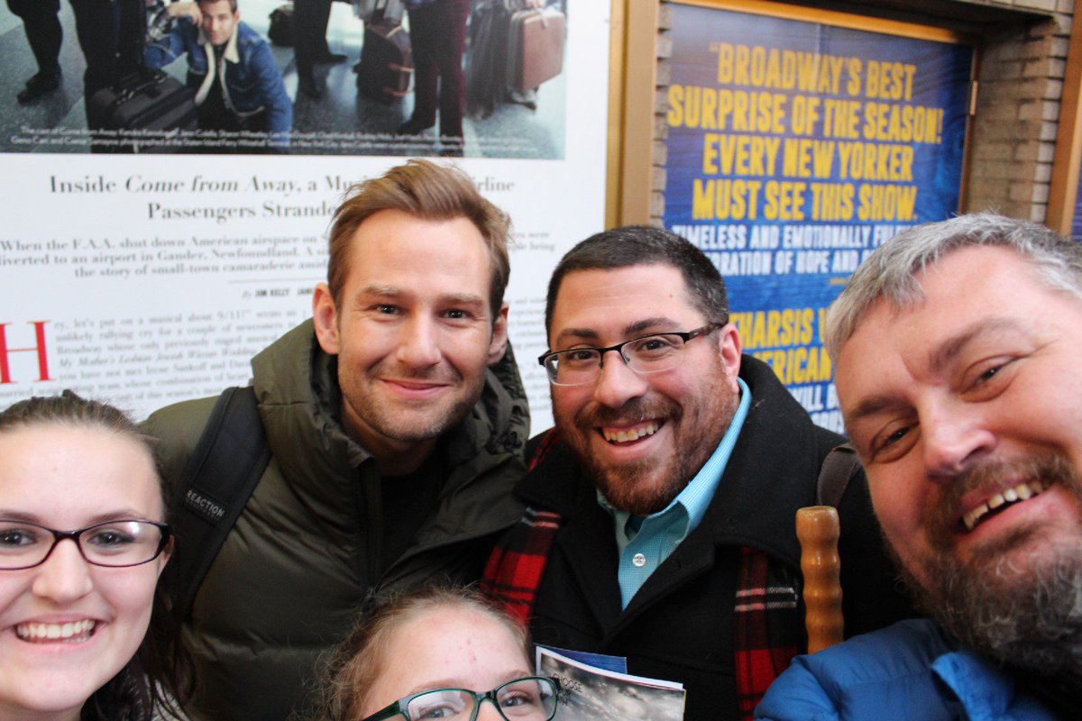 xJammerB's tweet photo. @gayItalianDad with "the good Kevin" @chadkimball1 ... Don't worry @CaesarSamayoa, I'm on #TeamAli #CodAuGratin @wecomefromaway https://t.co/4m2lE5X2dA