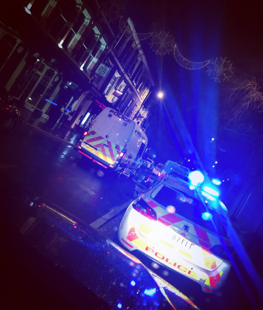 DerbyshireARU's tweet photo. 3.30 in the morning and we are assisting colleagues in Derby with a number of incidents of disorder, fights and assaults. 
Wardwick, Corporation Street and now Victoria Street. Even the rain isn’t helping. 
#BoxingDayNight #JustGoHome #DerbyCity https://t.co/kRlEwWyj1c