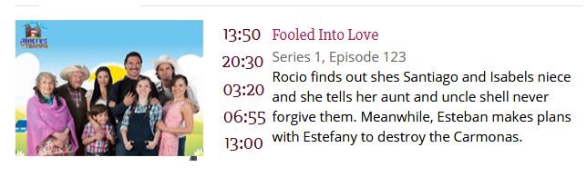 TeamYanezUSA's tweet photo. (Summary) - Episode 123 #FooledIntoLove (#AmoresConTrampa) 1:50pm on #EvaPlus #Africa #EduardoYañez @LaloYanezLue is #FacundoCarmona #FinaleJanuary2 https://t.co/JNR20iiz9T