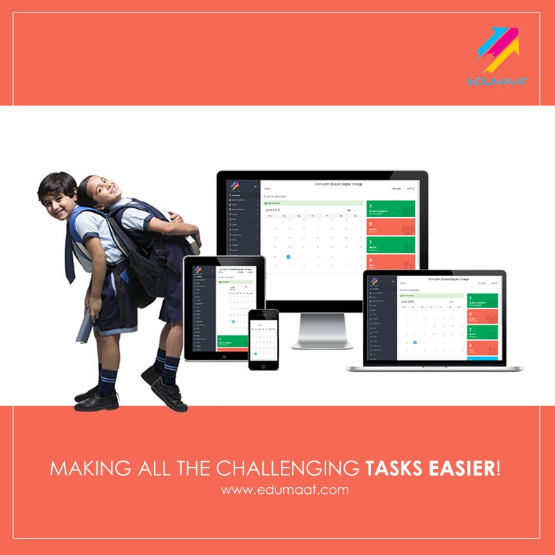 Edumaat_jdsoft's tweet photo. The school management software can effectively and systematically manage all the processes involved in the management. It helps managing, updating and maintaining all the essential data required for the institute. Get in touch with Edumaat to know more: https://t.co/4qjsiIZP3V https://t.co/zEv77chpyA