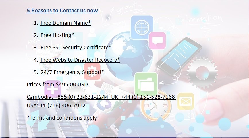 Let us Design, Host and Maintain your Website.

We strive to completely satisfy your unique web design needs and requirements. From the initial planning phase through to completion, providing post launch updates and maintenance. Our dedication provides you the perfect result.