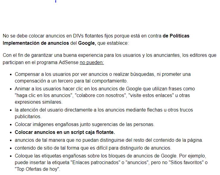 GabrielAndresT's tweet photo. @dariomgonzalez_ @RomualdFons @dariomgonzalez_ Si eso infringe politicas de adsense https://t.co/fk0c11iXQP
