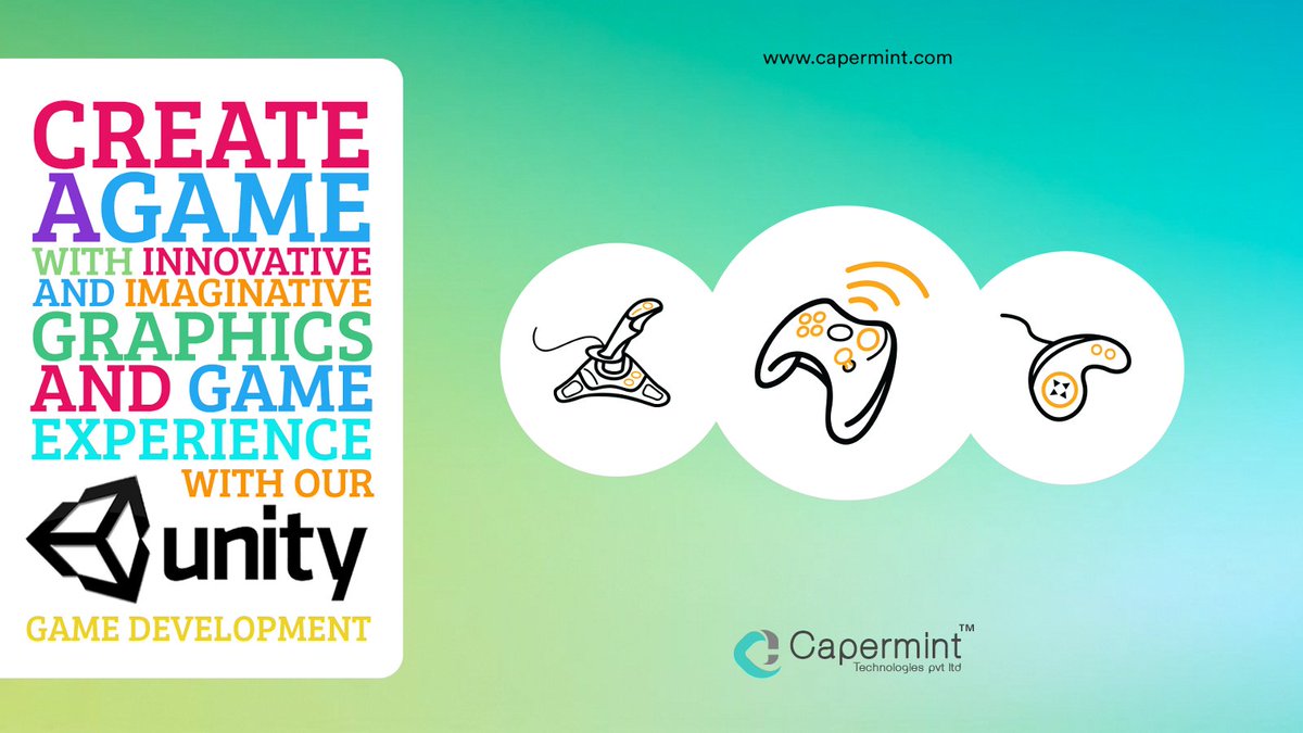 Caperminttech's tweet photo. Contact #CapermintTechnologies for the best #unity3d Game Development Services https://t.co/sGt6ODnfHm
#Gamedev https://t.co/6B2WpOi3lb