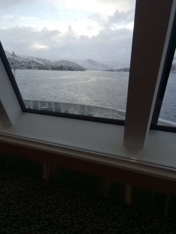 Now looking out at Loch Broom #MVLochSeaforth. @CalMacFerries