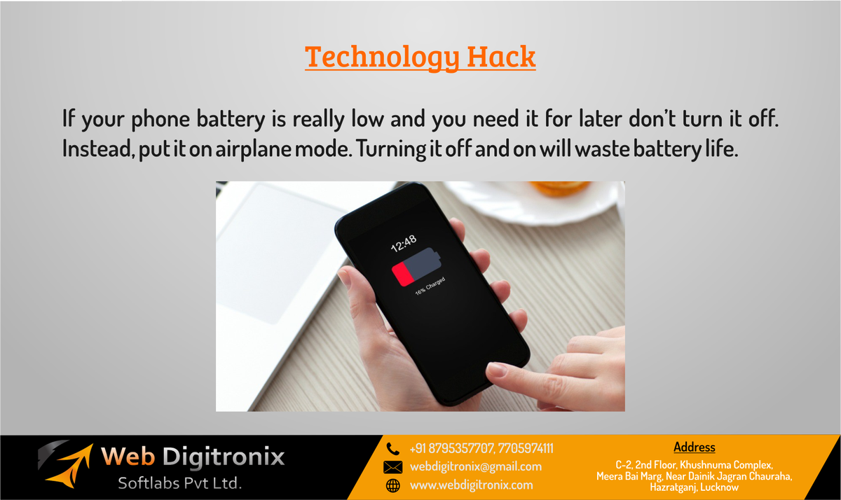 webdigitronix's tweet photo. Technology Hack! https://t.co/R4T7KVEh0J