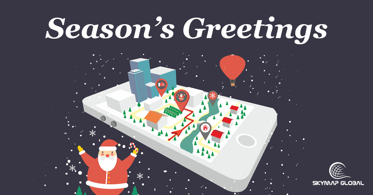 SkyMapGlobal's tweet photo. From all of us at SkyMap Global, here's wishing you a happy holidays, season's greetings and all the best for the coming year.
#seasonsgreetings #happyholidays #skymapglobal https://t.co/6EFfpCwW5J