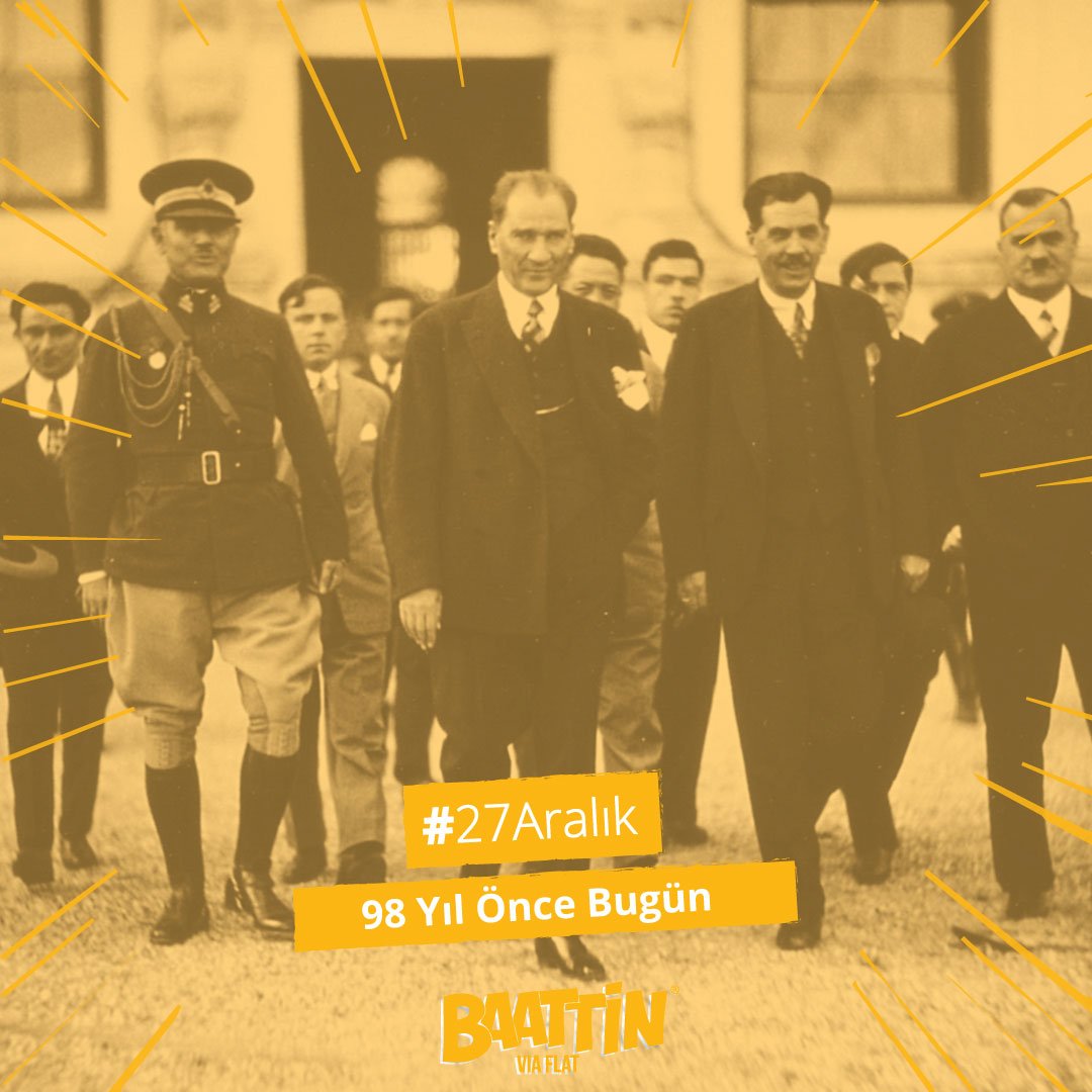 baattincafepub's tweet photo. 98 yıl önce bugün, küçük bir Anadolu kentine bir adam gelir. Ve o küçücük kentte, koca bir milletin özgürlük umudunu yeşertir.
#Atatürk 'ün #Ankara 'ya gelişinin 98. yıldönümü kutlu olsun...
#baattin #viaflat https://t.co/u3BUw1nilI