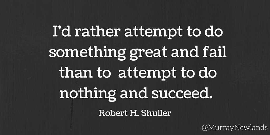 MurrayNewlands's tweet image. I'd rather attempt to do something great and fail than to attempt to do nothign and succeed. -- Robert H. Shuller

#TuesdayMotivation
#Inspiration
