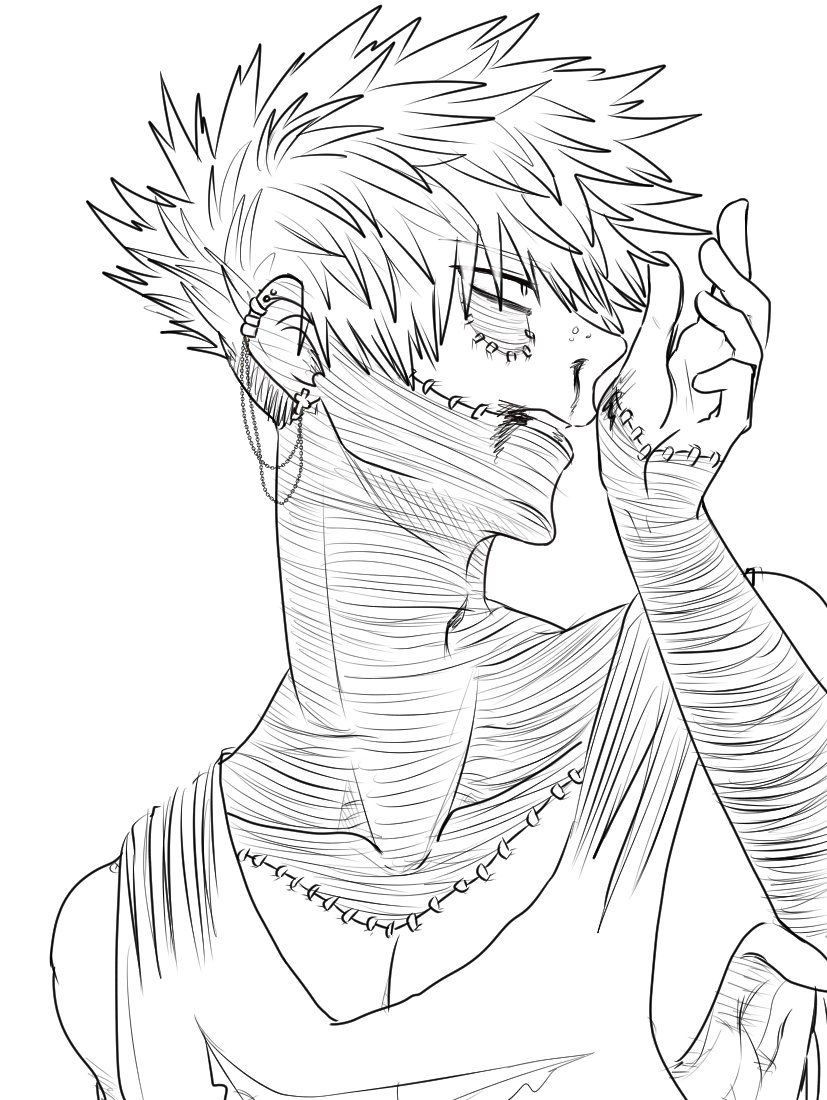 I love Pastel and Cake's Rockstar!Dabi okay 