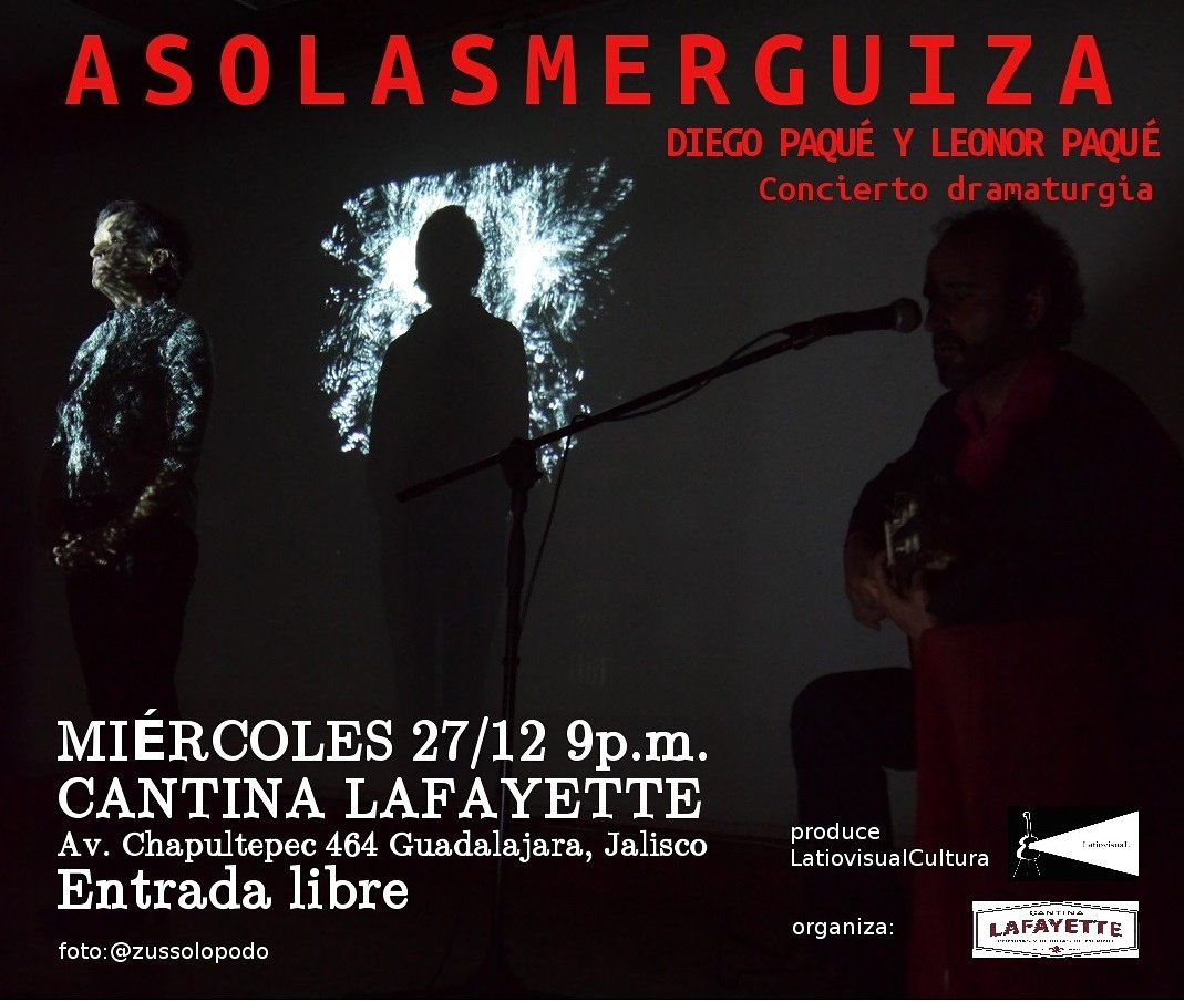 latiovisual's tweet photo. #ASOLASMERGUIZA suena en la avda. del movimiento cultural de la capital Tapatía #Guadalajara.Diego Paqué acompañado de Leonor Paqué y Laia Casas en #LaFayette #Chapultepec 27/12 21h #LatioMexTour
@apaquediego
@LeonorPaque
@Laiot13
@jjunyentc
@EdnaKannan
@manupaque https://t.co/fcX0eflzAU