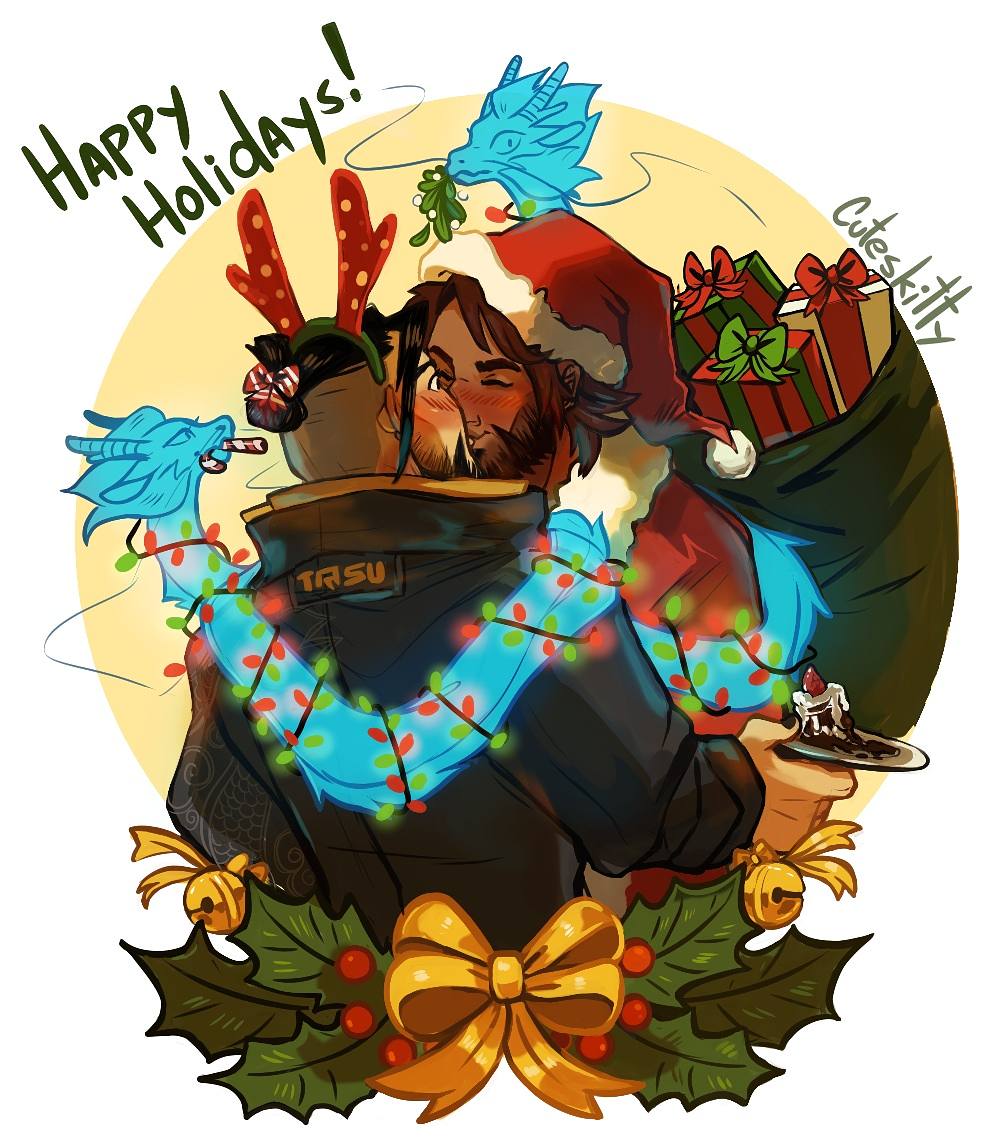 cuteskittyart's tweet image. I wanted to finish this on christmas but I was busy spending time with family.
Anyway I hope you had a nice holidays 🎄