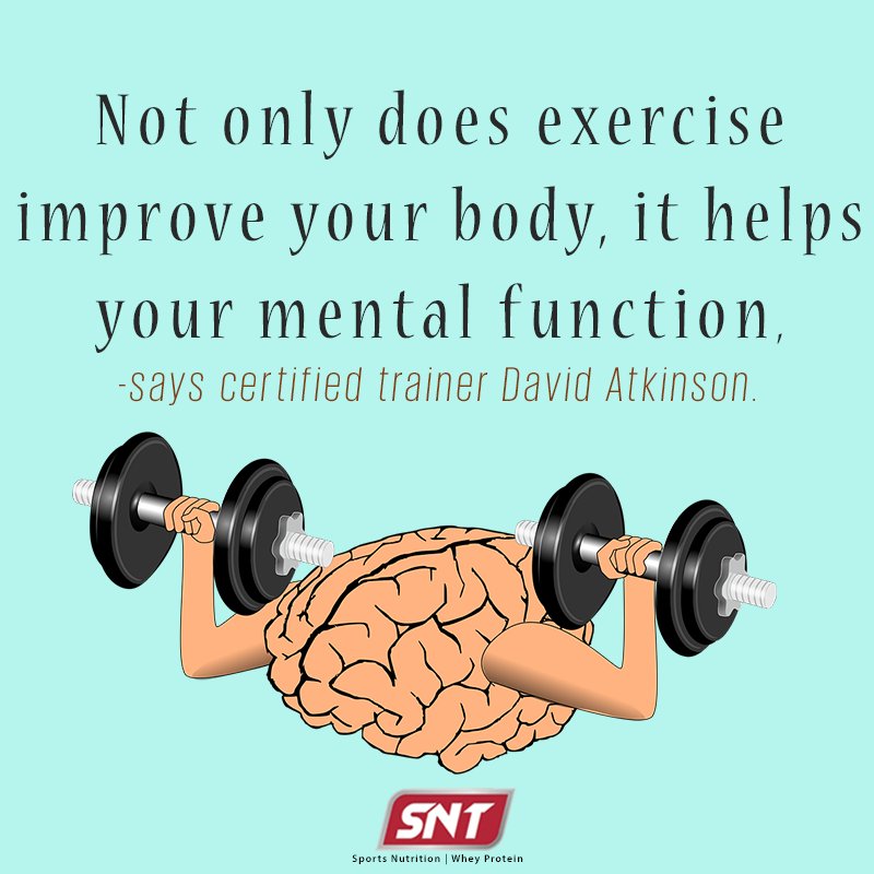 SNTProduct's tweet photo. Tips on Wednesday - Physical Activity Improves Cognitive Function

#snt #wheyprotein #proteinproducts #yourworkoutpartner #protein #muscle #wheyproteinisolate #bodybuilders #tips #wednesday #supplement https://t.co/hPDIfsPjxf