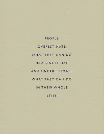 _ginx_'s tweet image. People overestimate what they can do in a single day and underestimate what they can do in their whole lives...