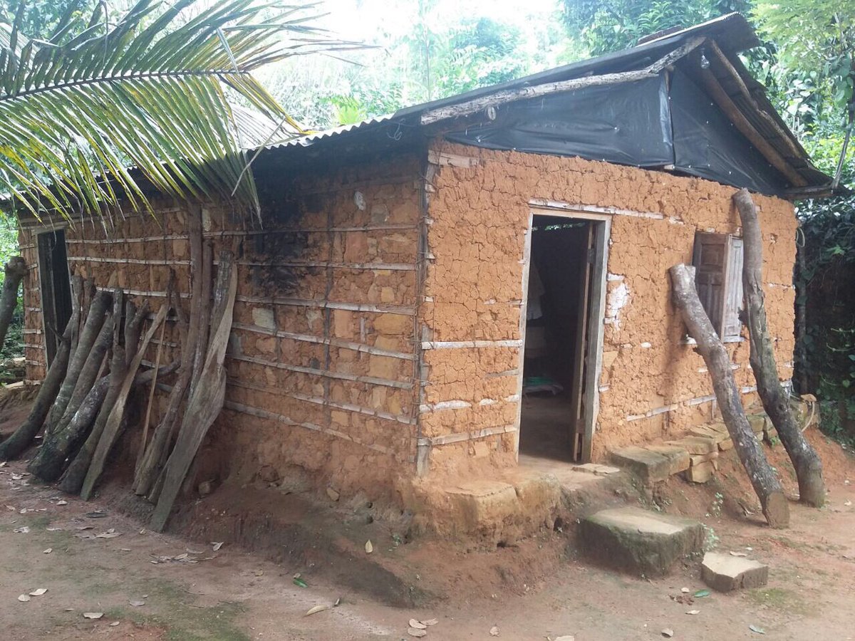 Families are living in very poor houses and weak living conditions zamzam charity srilankapic twitter com redlmwhbwu