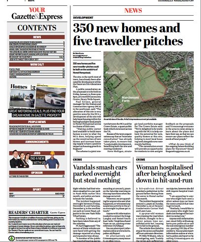 Editor's choice: Another new homes plans for Hemel Hempstead - read the full story in today's Gazette
