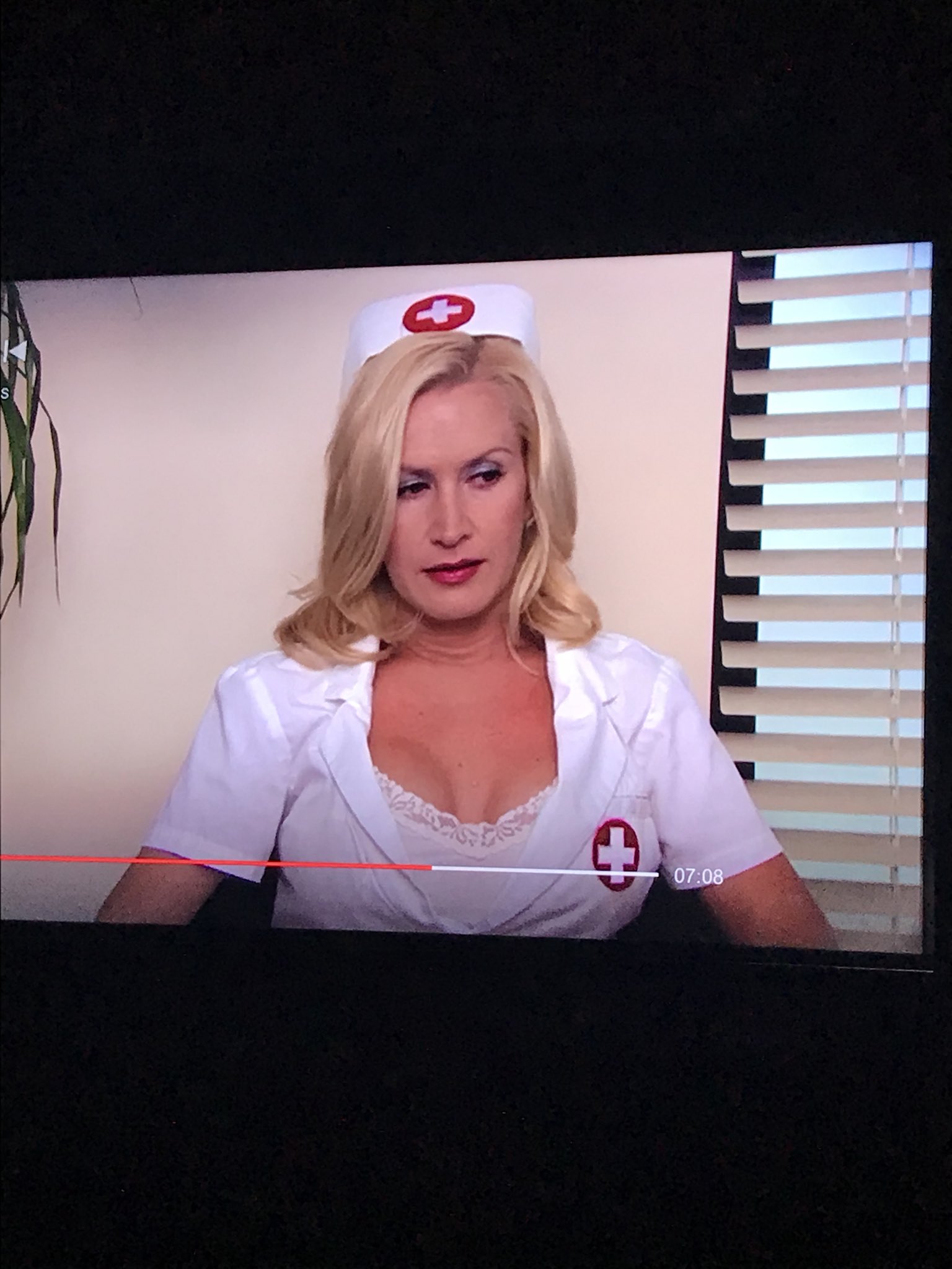 Angela the store office nurse costume